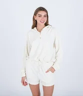 Bluzy damskie - Hurley Damska bluza z kapturem Trista Henley - miniaturka - grafika 1