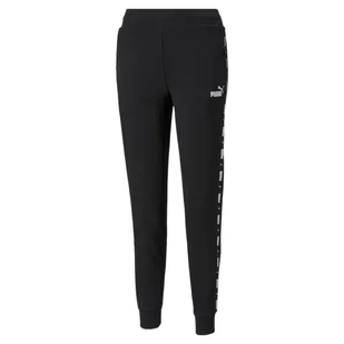 Spodnie dresowe damskie Puma POWER TAPE TR czarne 84712001-S - Dresy damskie - miniaturka - grafika 1