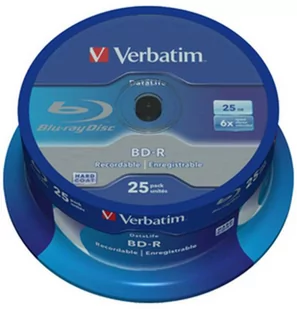 Verbatim BluRay BD-R 25 GB x6 25 szt. Single layer DATALIFE - Nośniki danych - miniaturka - grafika 1