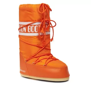 Śniegowce damskie - Śniegowce Moon Boot Nylon 14004400090 S Sunny Orange 090 - grafika 1