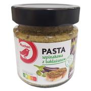 Zdrowa żywność - Auchan - Pasta szpinakowa z bakłażanem. Produkt sterylizowany - miniaturka - grafika 1