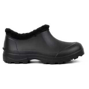 Buty obuwie piankowe kalosze ocieplane TREWOR niskie czarne - Fagum-Stomil - Klapki i japonki męskie - miniaturka - grafika 1