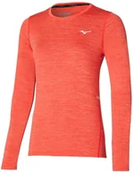 Koszulki sportowe damskie - Koszulka damska Mizuno  Impulse Core LS Tee Living Coral S - miniaturka - grafika 1