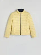 Moda i Uroda OUTLET - Reserved - Dwustronna pikowana kurtka - granatowy - miniaturka - grafika 1