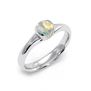 Sydney - Srebrny pierścionek z opalem - Pierścionki - miniaturka - grafika 1