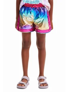 Desigual Szorty materiałowe 23SGPW02 Kolorowy Regular Fit - Spodenki damskie - miniaturka - grafika 1
