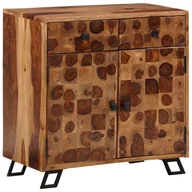 Kredensy - vidaXL Kredens z litego drewna sheesham, 65 x 35 cm vidaXL - miniaturka - grafika 1