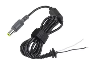 QUER Wtyk 7,9/5,4 (20V/4.5A) żółty sieciowy + kabel KOM0248 - Wtyczki i adaptery - miniaturka - grafika 1