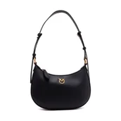 Torebki damskie - Pinko Skórzane hobo HALF MOON MINI FL VITELLO SETA - miniaturka - grafika 1