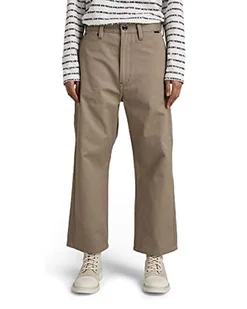 G-STAR RAW Damskie spodnie chinosowe, beżowy/khaki (Dk Lever C900-b416), 30W - Spodnie damskie - miniaturka - grafika 1