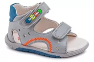 Buty dla chłopców - Pablosky Sandały chłopięce 010051 z obcasem, szary - szary - 19 EU - miniaturka - grafika 1