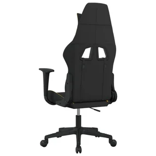 Lumarko Fotel gamingowy, czarno-żółty, tkanina - Fotele gamingowe - miniaturka - grafika 6