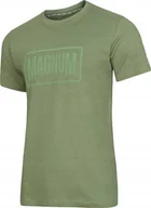 Koszulki męskie - Magnum KOSZULKA MAGNUM ESSENTIAL T-SHIRT 2.0 OLIVINE MELANGE XXL - miniaturka - grafika 1