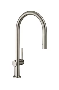 Hansgrohe Talis M54 Bateria kuchenna wysoka z wyciąganą wylewką stal szlachetna 72800800 - Baterie kuchenne - miniaturka - grafika 1