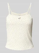 Koszulki i topy damskie - Top na ramiączkach o kroju regular fit z prążkowaniem model ‘LEMONE’ - miniaturka - grafika 1