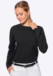 Sweter damski klasyczny czarny - Marynarki i żakiety damskie Sweter damski klasyczny czarny - Marynarki i żakiety damskie - miniaturka - grafika 1