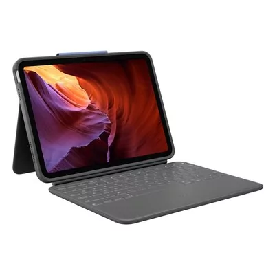 Etui na iPad LOGITECH Rugged Folio Szary Klawiatura DARMOWY TRANSPORT Bezpłatny transport | Raty