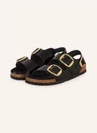 Sandały damskie - Birkenstock Sandały Milano Big Buckle schwarz - miniaturka - grafika 1