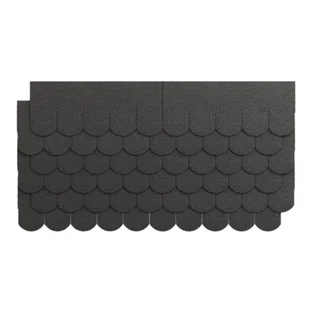 Gont bitumiczny ETA karpiówka 800 grafitowy 3 m² Nexler - Preparaty bitumiczne - miniaturka - grafika 1