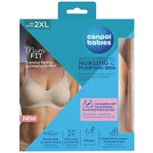 Biustonosze ciążowe - Canpol Babies MumFIT, biustonosz do karmienia i odciągania pokarmu, rozmiar 2XL - miniaturka - grafika 1