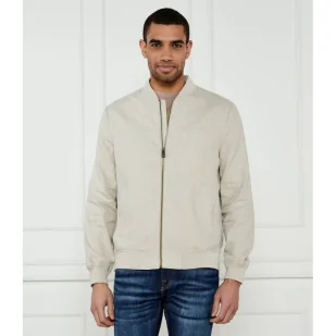 GUESS Kurtka bomber Regular Fit z dodatkiem lnu - Kurtki męskie - miniaturka - grafika 1