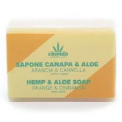 Mydła - Konopne mydło z aloesem, pomarańczą i cynamonem - miniaturka - grafika 1