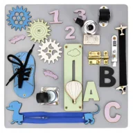 Zabawki kreatywne - Tablica manipulacyjna drewniana MT06 3Toysm - miniaturka - grafika 1