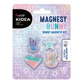 Szkolne artykuły papiernicze - Derform Magnesy Bunny Kidea - gadżet - miniaturka - grafika 1