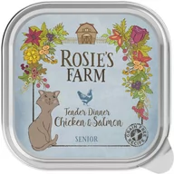 Mokra karma dla kotów - Rosies Farm Senior, 16 x 100 g - Kurczak z łososiem - miniaturka - grafika 1