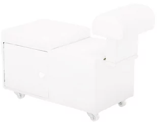 Taboret Kosmetyczny Pufa Pedicure Podnóżek - Szafki biurowe - miniaturka - grafika 1