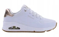 Buty sportowe damskie - Buty damskie Skechers Uno 177094-WHT - miniaturka - grafika 1