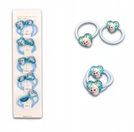 Zabawki kreatywne - Gumki do włosów z Elsą Kraina Lodu zestaw 10 sztuk w niebieskim kolorze - miniaturka - grafika 1