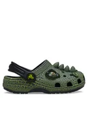 Buty dla chłopców - Crocs Klapki Classic IAM Scary Dino Clog T 211372 Czarny - miniaturka - grafika 1