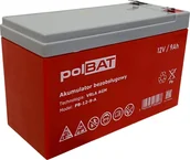 Baterie do zasilaczy awaryjnych UPS - polBAT Akumulator AGM 12V 9Ah polBAT - miniaturka - grafika 1