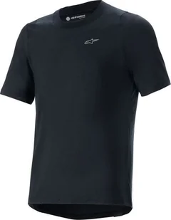 Alpinestars Koszulka krótki rękaw ALPINESTARS A-DURA DRI WOOL SS JERSEY, Black Rozmiar: M - Koszulki męskie - miniaturka - grafika 1