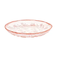 Talerze - Talerzyk deserowy szklany 15 cm MURIEL różowy - miniaturka - grafika 1