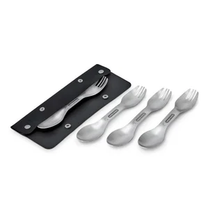 BB-Zestaw 4 sztućców stalowych 5el. NEW - Sztućce dla dzieci - miniaturka - grafika 1