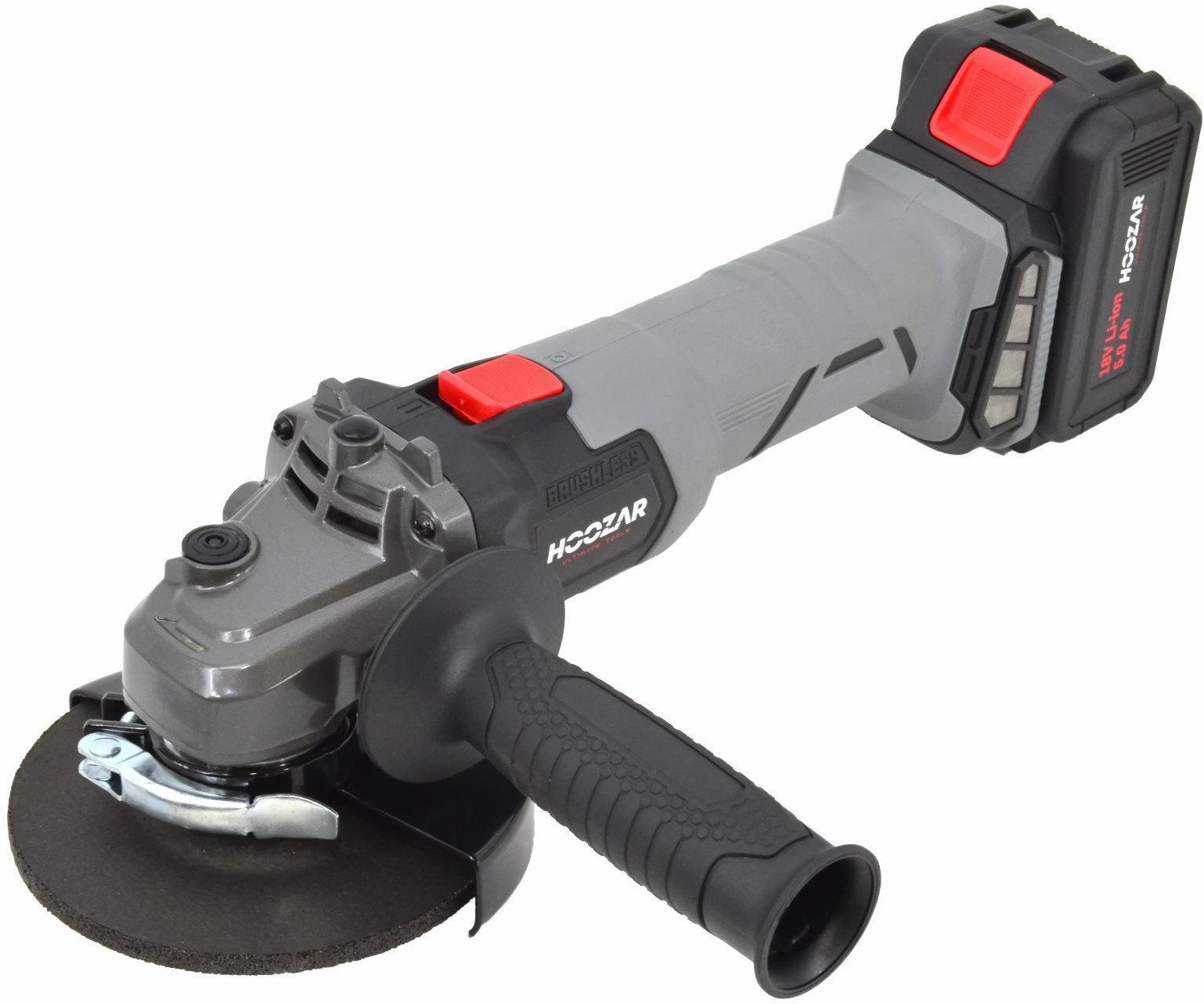 AWTools Hoozar Szlifierka kątowa bezszczotkowa 125mm 18V 1x5.0Ah AG25BL-T1 AW06165