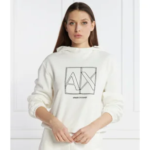 Armani Exchange Bluza | Regular Fit - Bluzy damskie - miniaturka - grafika 1