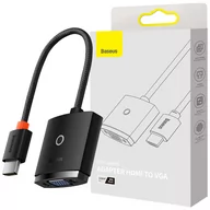 Adaptery i przejściówki - Baseus Adapter HDMI VGA Lite Series WKQX010001 - miniaturka - grafika 1