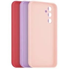 Fixed Zestaw pokrowców Story na Samsung Galaxy A54 5G FIXST-1085-3SET1 Czerwony/Różowy /Purpurowy - Etui i futerały do telefonów - miniaturka - grafika 1