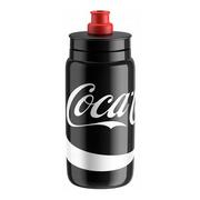 Shakery i bidony sportowe - ELITE bidon rowerowy Fly Coca Cola Black 550 ml EL01604147 SS19 - miniaturka - grafika 1