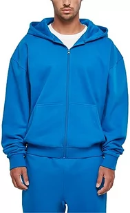 Build Your Brand Męska bluza z kapturem Ultra Heavy Zip Hoody, męska bluza z kapturem z zamkiem błyskawicznym, dostępna w wielu różnych kolorach, rozmiary od XS do 5XL, kobaltowy niebieski, XL - Bluzy męskie - miniaturka - grafika 1