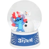 Figurki dla dzieci - Disney Stitch Kula śnieżna 8x10,8cm STITCH Z BAŁWANEM - miniaturka - grafika 1