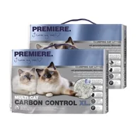 Żwirek dla kotów - PREMIERE Multi-Cat XL Żwirek zbrylający 3x12 l - miniaturka - grafika 1
