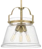 Lampy sufitowe - Quintiesse Wimberley QN-WIMBERLEY-P-WS lampa wisząca 3x60W/E27 - miniaturka - grafika 1