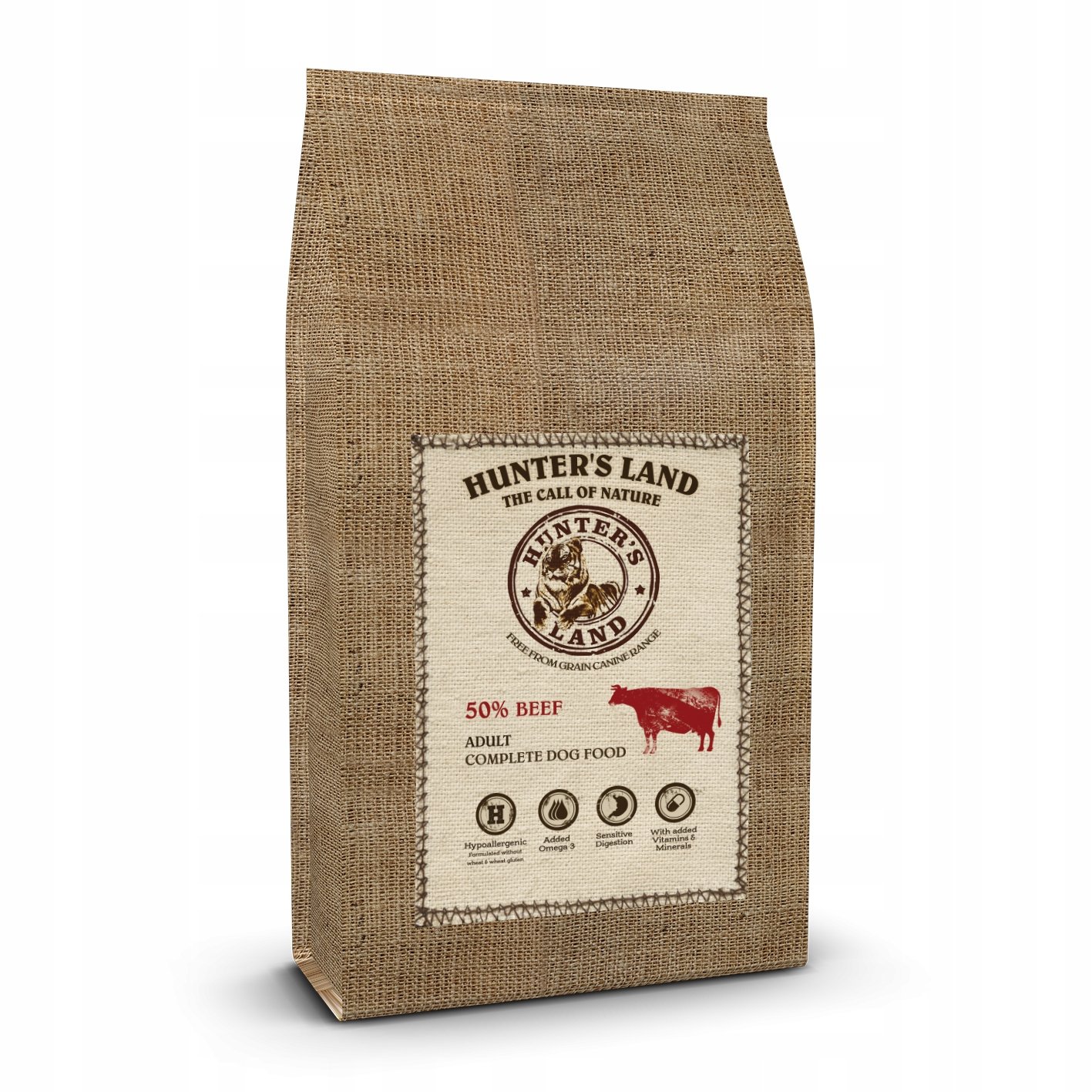 HUNTER''S LAND Grain Free 50% Beef 12kg
