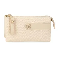 Portfele - Pepe Jeans Sprig Portfel Trzy przegródki Beżowy 17,5x9,5x2 cms Skóra syntetyczna by Joumma Bags, Beis, Talla única, Portfel Trzy przegródki - miniaturka - grafika 1