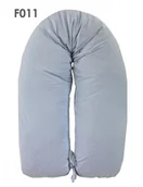 Poduszki do karmienia - Poduszka - kojec dla kobiet w ciąży FIKUSZKA Fiki Miki, Kolor: Popiel - miniaturka - grafika 1