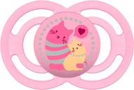Smoczki uspokajające - Smoczka dla dzieci Mam Baby Soother Perfect 16+ Silicone Pink - miniaturka - grafika 1